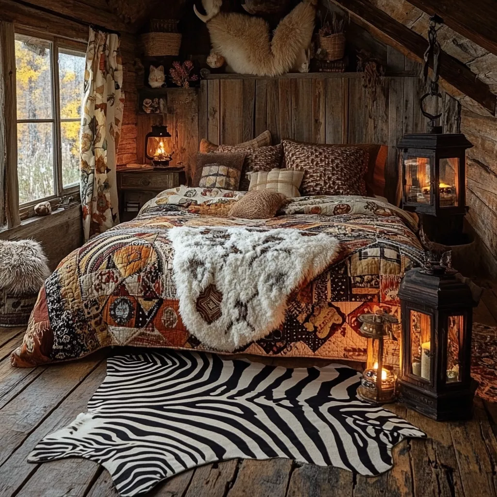zebra rug bedroom 76